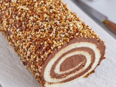 Bûche chocolat noisette&nbsp;express