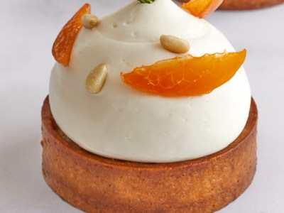 Tartelette pignons abricot et&nbsp;romarin