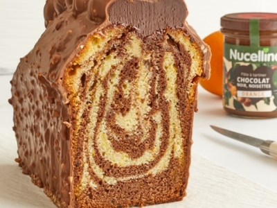 Cake Marbré chocolat&nbsp;orange