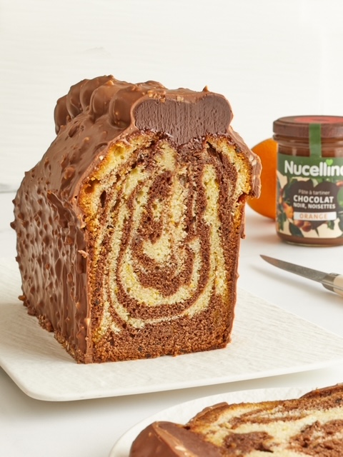 Cake Marbré chocolat&nbsp;orange